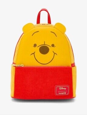 Nwt! Loungefly Disney Winnie the Pooh Puffer Pooh Bear Figural Mini Backpack